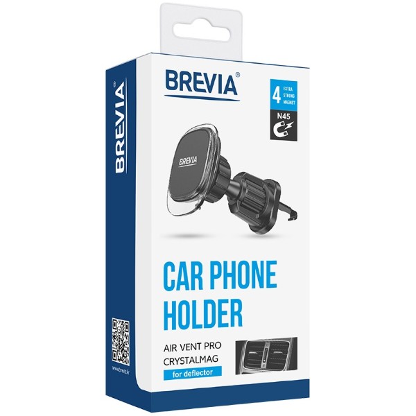 Фото - Автодержатель Brevia AirVent Pro СrystalMag (48510)